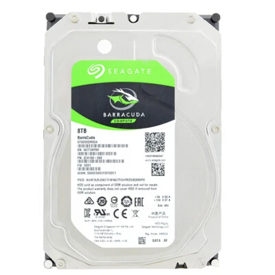 Festplatte Seagate 8Tb ST8000DM004 256Mb Cache 7200Rpm Sata III 3,5" Zoll - Bild 1 von 4