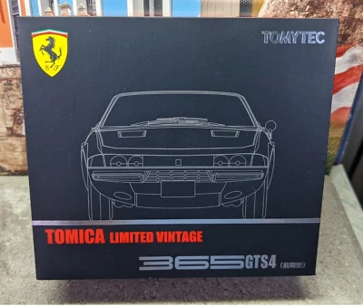 TOMICA LV FERRARI 365 GTS4 (NEGRO) ESCALA 1:64 LIMITADA VINTAGE NEO Foto 1 de 4