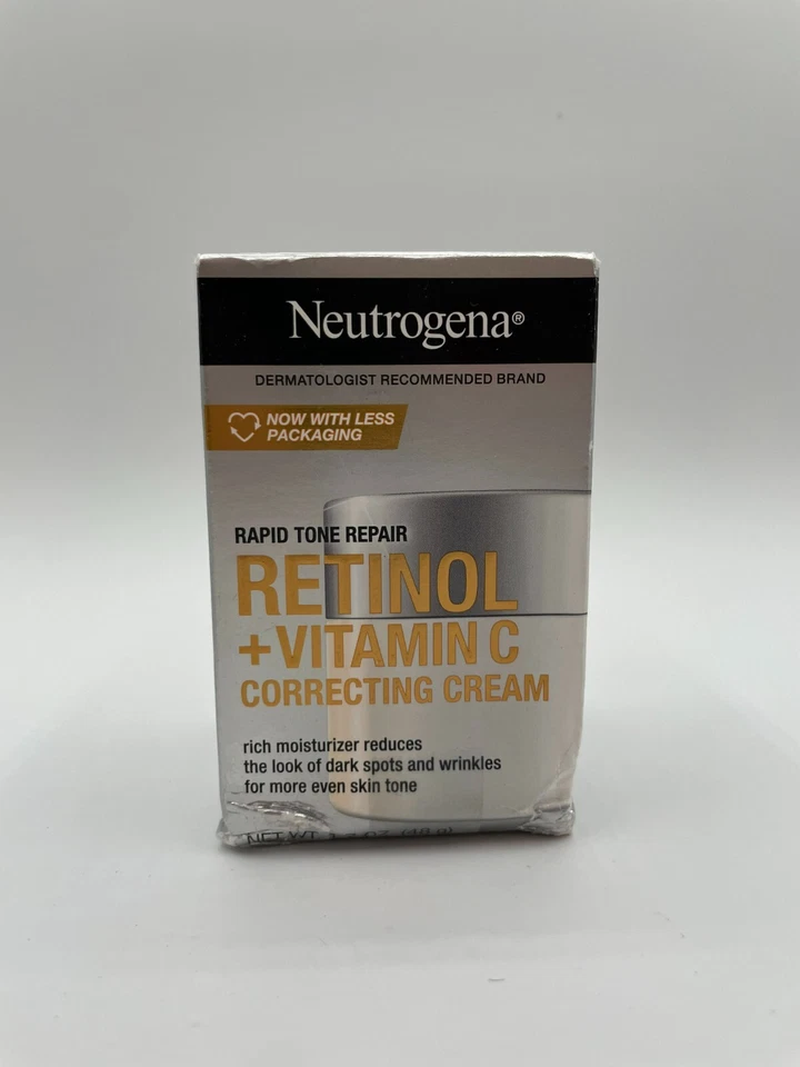 Crema Correctora Dmg Box Neutrogena Reparadora Rápida Tono Retinol Vitamina C 1.7 OZ Foto 1 de 4