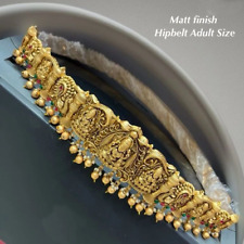 Indian Bollywood Style Kamar Bandh Bridal South Waist Belt Temple Jewelry Set