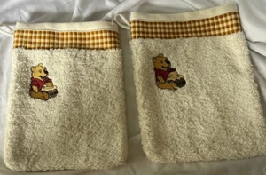 Winnie The Pooh Baby Hand Washing Mitten Set Of 2 - Picture 1 of 4