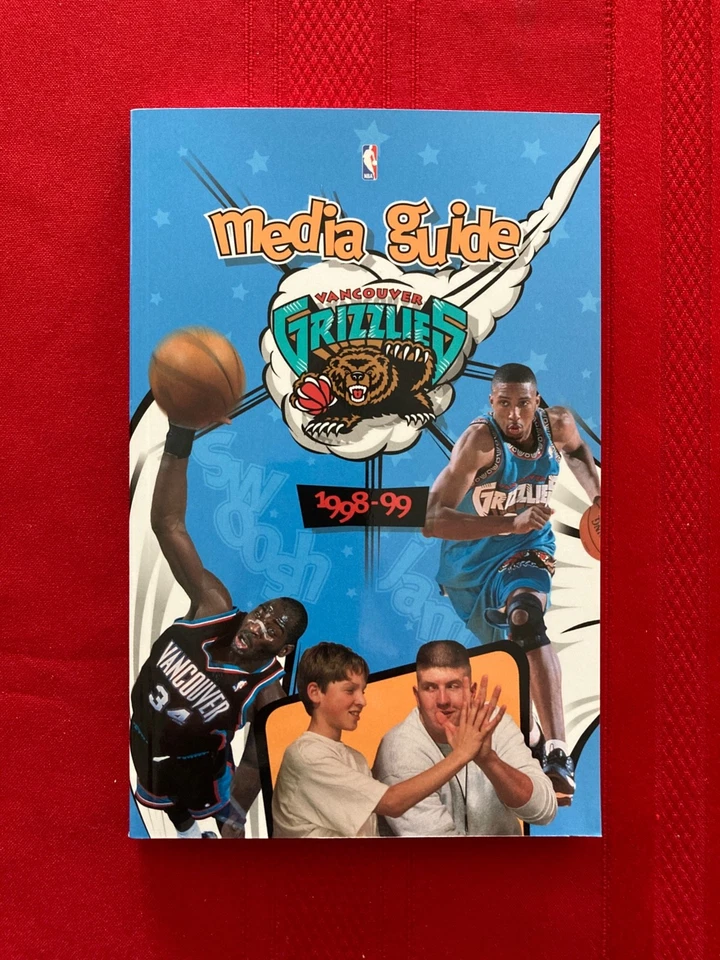 1998-1999 NBA Vancouver Grizzlies guía de medios / cuarta temporada / debut Bibby Foto 1 de 1