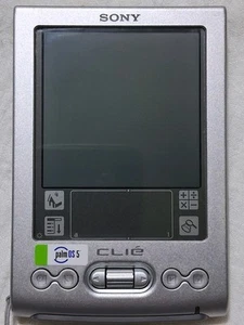 Sony Clie PEG-TJ25 Organisateur de divertissement personnel avec étui et bloc-notes - Photo 1 sur 24