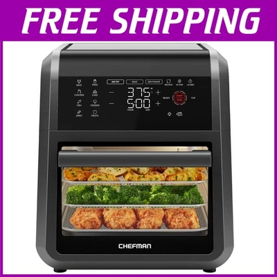 Horno freidora de aire 6 en 1 12 cuartos de galón - asador, deshidratar, asado Foto 1 de 4