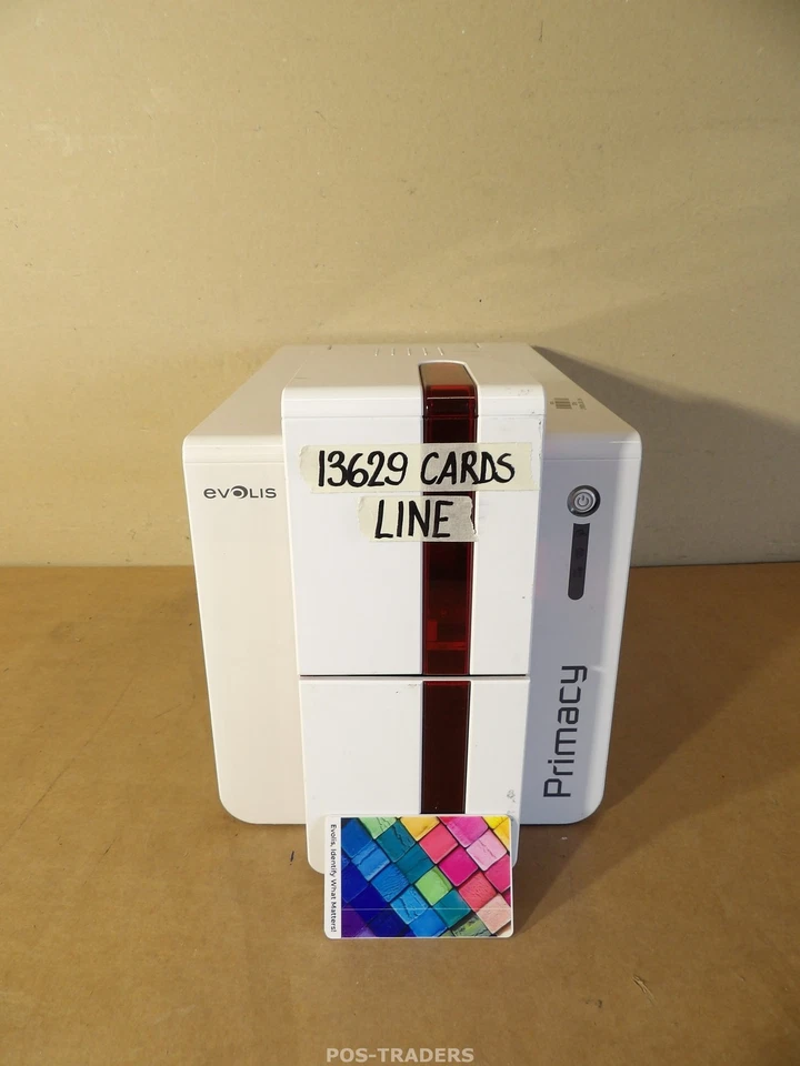 Evolis Primacy Expert Color ID Card Printer LAN - 23629 CARDS / LINE - NO RIBBON - Bild 1 von 4