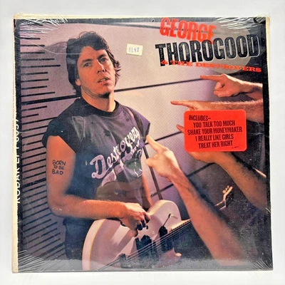 George Thorogood - Born to Be Bad - 1988 Vinyl LP - Mint, SEALED w/Hype Sticker Foto 1 de 2