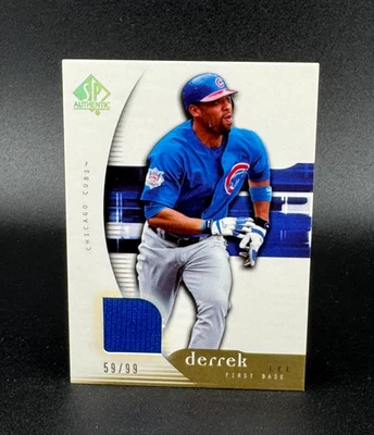 Derrek Lee 2005 Upper Deck SP Authentic /99 Game Used Jersey #32 - Image 1 of 2