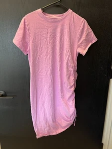 Basic Pink T-shirt Dress 0047 - Picture 1 of 5