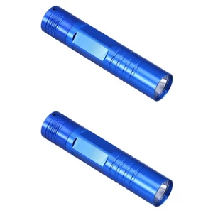 2 PCS Mini Flashlight Small Keychain Little Flashlights Pocket Torch - Picture 1 of 12