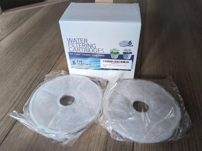 Dos 2 Catit Nuevo en/con Caja Fuente Gato Repuesto Filtro Agua Sellado Perro Foto 1 de 4