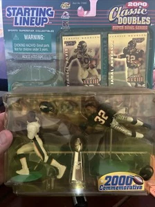 Starting Lineup Classic Doubles~Terrel Davis Broncos  & Jamal Anderson Falcons - Picture 1 of 7