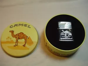 VINTAGE 1994 UNFIRED CAMEL TURKISH BLENDS CHROME ZIPPO LIGHTER + TIN - Picture 1 of 2