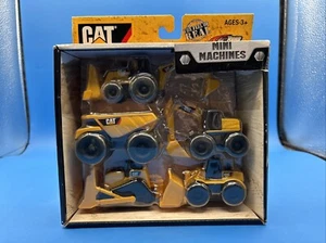 New In Box CAT Mini Machines Toy Set - Pack of 4 - Picture 1 of 5