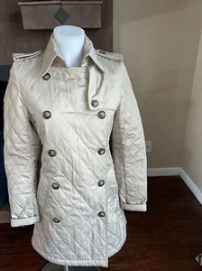 Saks Fifth Avenue Tan Beige Pavone Xs - Foto 1 di 6