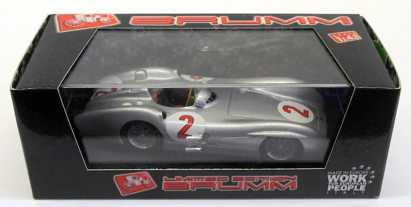 Brumm 1/43 Scale R325B - Mercedes W196C GP Gran Bretogna 1954 - #2 K.Kling - Image 1 of 4
