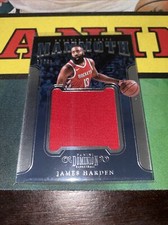 Panini Dominion Mammoth Materials James Harden Jumbo Jersey Relic SSP GU /49 PHI