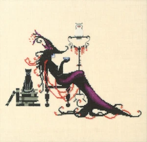 Cross Stitch Chart ~ Nora Corbett Bewitching Pixies - Witching Hour #NC294 - Picture 1 of 5