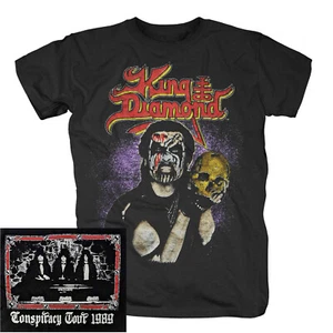 King Diamond Conspiracy Tour 89 Skull Shirt S M L XL XXL Official T-Shirt - Picture 1 of 4