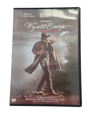 Wyatt Earp DVD 1994Tall Case  Kevin Costner Dennis Quaid  Gene Hackman - Image 1 of 4