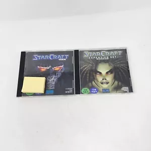 StarCraft + Brood War Lot PC Korean CD-ROM 1998 Tested Working Region Free - Picture 1 of 14