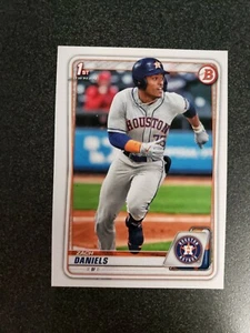 Zach Daniels 2020 Bowman Draft BD-133 paper base , Houston Astros , Quantity - Picture 1 of 2