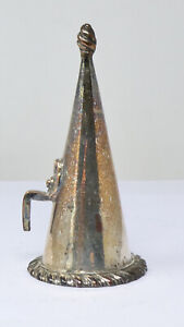 Antique Chamberstick Candle Snuffer Silver Plated