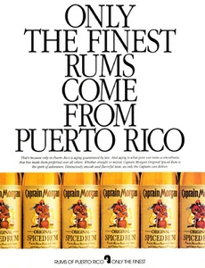 CAPTAIN MORGAN RUM AD #4 RARE 1996 OUT OF PRINT VINTAGE  - Bild 1 von 2