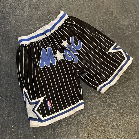 JUST DON 1992-93 Orlando Magic NBA Replica Johnson Basketball Shorts Size XL EUC Cover