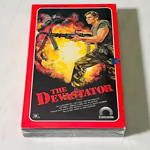 Sealed Big Box MGM VHS - The Devastator - 1980's Marijuana Warfare - Picture 1 of 9