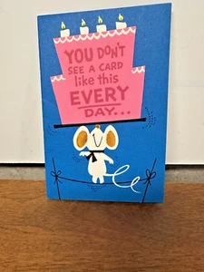 Vintage Gibson Happy Birthday Greeting Card 1960's - Picture 1 of 11