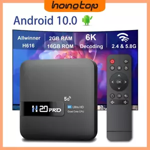 Neues AngebotTV Box 6K h20pro smart 16GB Android 13 Smart TVBox Wifi Media Player