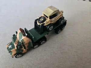 Micro Machines Semipiano con Galleggiante -VGC- Verde Militare - Foto 1 di 4
