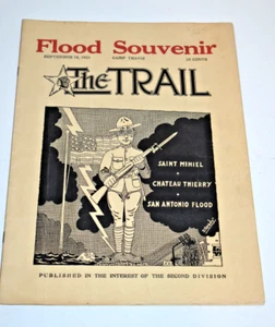 Antq. September 16, 1921 Camp Travis, TX "The Trail" Magazine - 2nd US Army Div. - Imagen 1 de 7