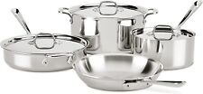 All-Clad D3 Stainless 7-Piece Cookware Set - Silver