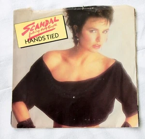 Scandal Fea. Patty Smyth ~ Hands Tied / Maybe We Went To Far ~ 45 RPM ~ NM+ - Picture 1 of 4