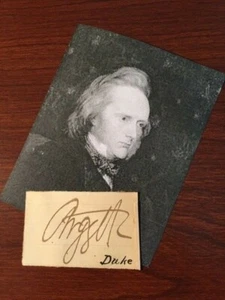 GEORGE DOUGLAS (8. HERZOG VON ARGYLL) CAMPBELL SIGNIERTER BELEG POLITIKER & SCHRIFTSTELLER - Bild 1 von 1