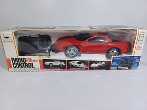 Vintage New Bright RC Full Function Red 1994 Chevy Camaro Z-28 1/16 Scale