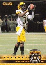 Dior Mathis 2010 Razor Army All-American Bowl #83 U.S. Army