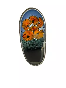 Heljä Liukko-Sundström Wandplatte Ringelblumen 1986 Arabien Finnland - Bild 1 von 2