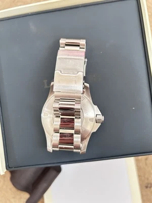 Pulsera Longines Sport Hydroconquest de acero inoxidable con esfera azul para caballero Foto 1 de 4