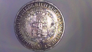 German State Hesse-Cassel 1841 Silver Thaler - Storage Locker Find - Bild 1 von 6