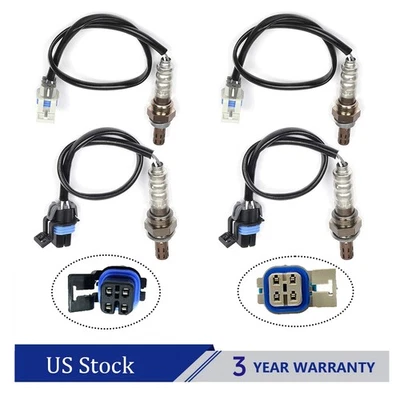 Sensor de oxígeno 4 piezas para Chevrolet Express 1500 2500 3500 2003-2007 aguas arriba/aguas abajo Foto 1 de 4