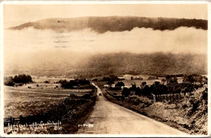 RPPC POSTCARD APPROACHING THE CUMBERLANDS DIXIE HIGHWAY TENNESSEE 1938 - Picture 1 of 2