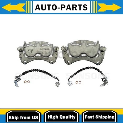 Pinza de freno delantera con mangueras lado conductor pasajero compatible con Mazda B3000 B4000 2002 Foto 1 de 4