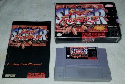 Super Street Fighter II (Super Nintendo SNES) + Original Box, Manual, Dust Cover - Image 1 of 4