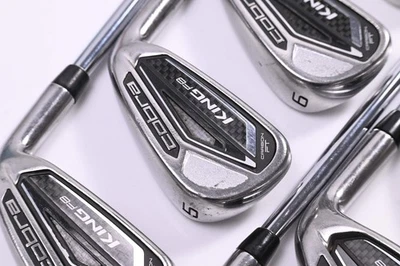 Cobra King F8 Irons / 4-PW+GW / Stiff Flex True Temper Gold Series 95 Shafts - Image 1 of 4
