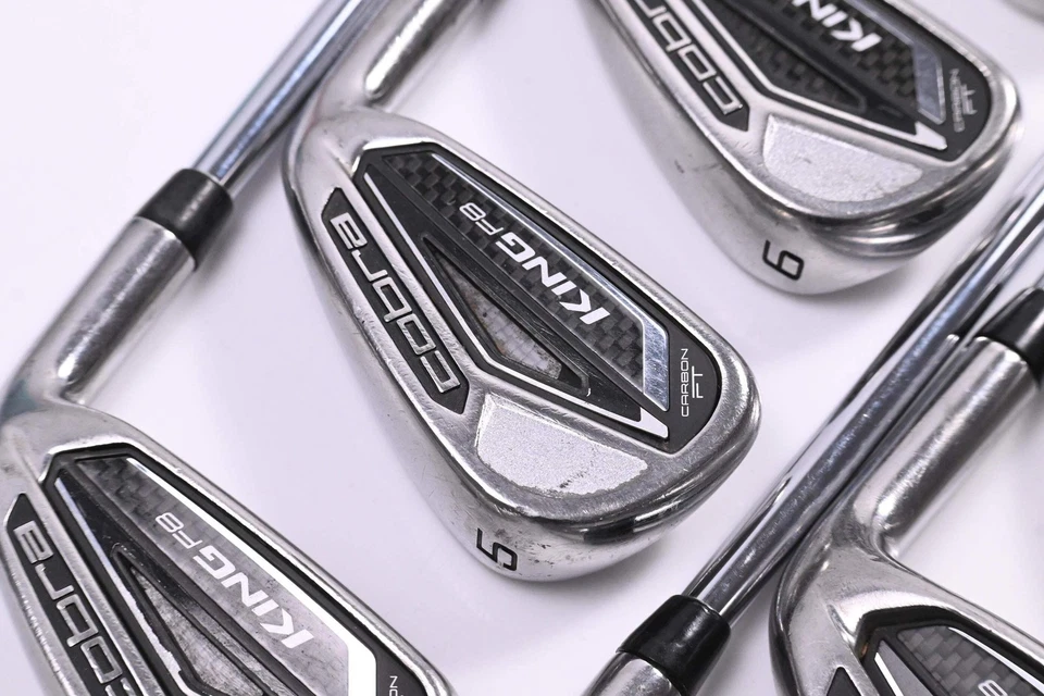 Cobra King F8 Irons / 4-PW+GW / Stiff Flex True Temper Gold Series 95 Shafts - Image 1 of 4