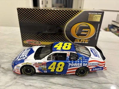 Jimmie Johnson 2002 Lowe’s Power Of Pride ELITE Nascar 1/24 Diecast Action #48 - Image 1 of 4
