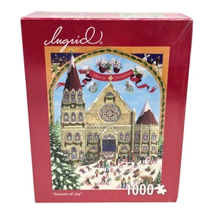 Ingrid Jahreszeiten der Freude Feiertage Weihnachten 1000-teiliges Puzzle 20"x27" NEU - Bild 1 von 3