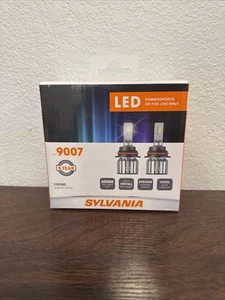 Sylvania 9007 LED Powersport Headlight Bulbs for Off-Road Use /Fog Lights 2 Pack - Picture 1 of 1